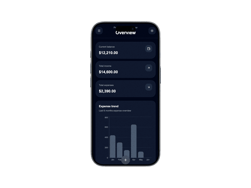 Mobile dark view